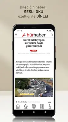 Hür Haber android App screenshot 0